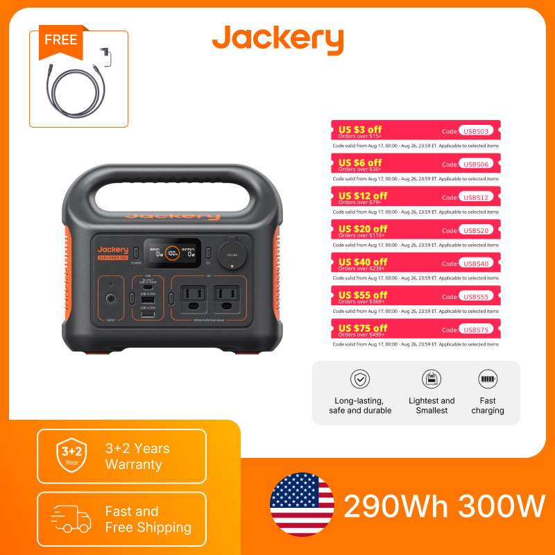 Jackery Portable Power Station - Portable Generator Inverter 评论和价格