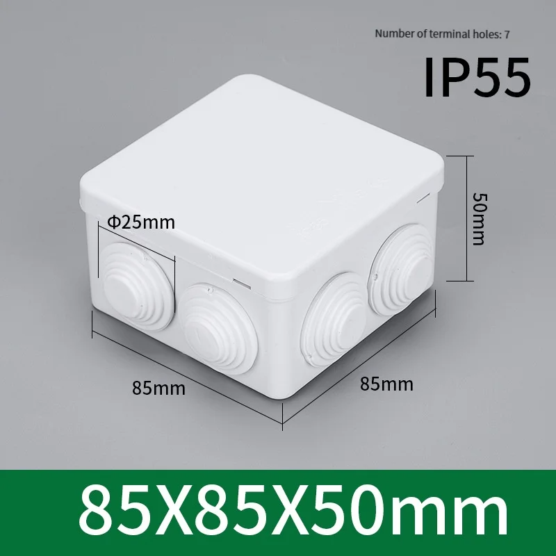 85 * 85 * 50 Outdoor Ip55 Plas - Outdoor Power Outlet Box 评论和价格