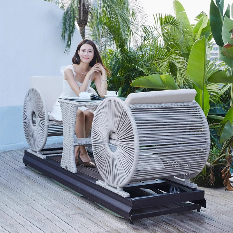 Modern Waterproof Double Wheel - Outdoor Power Recliner 评论和价格