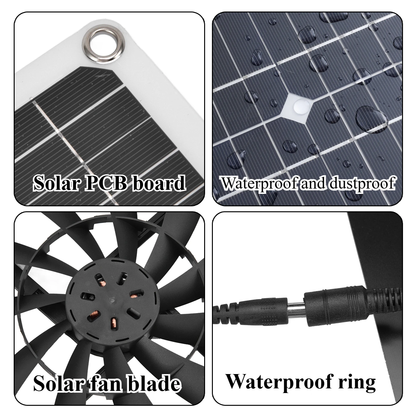 Outdoor Solar Powered Weatherp - Outdoor Power Vent 评论和价格