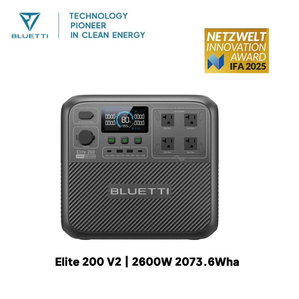 【Renew】BLUETTI Elite 200 V2 Po - Portable Generator Inverter 评论和价格