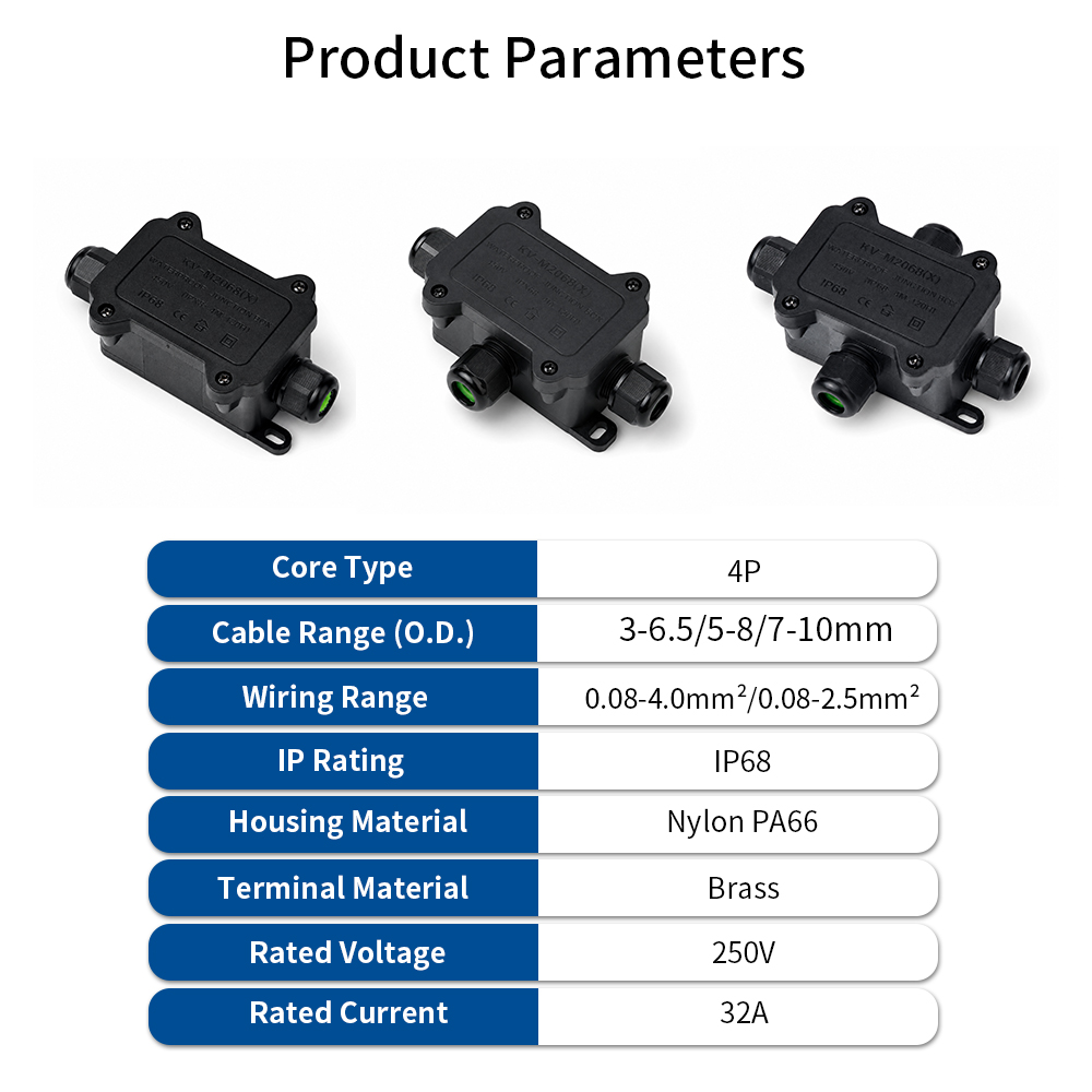 IP68 Waterproof Junction Box 2 - Outdoor Power Outlet Box 评论和价格