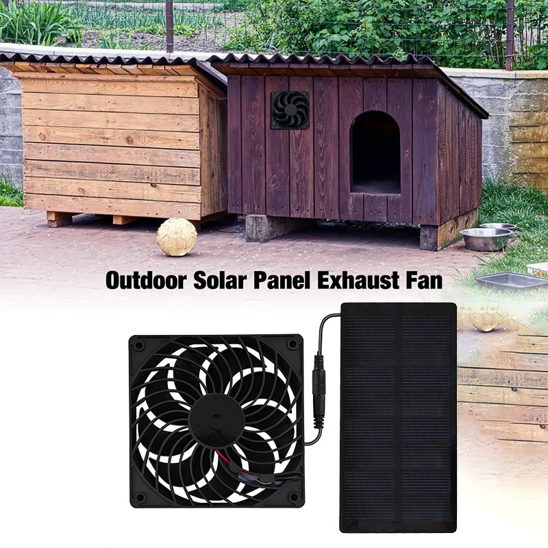 Solar Powered Waterproof 12cm  - Outdoor Power Vent 评论和价格